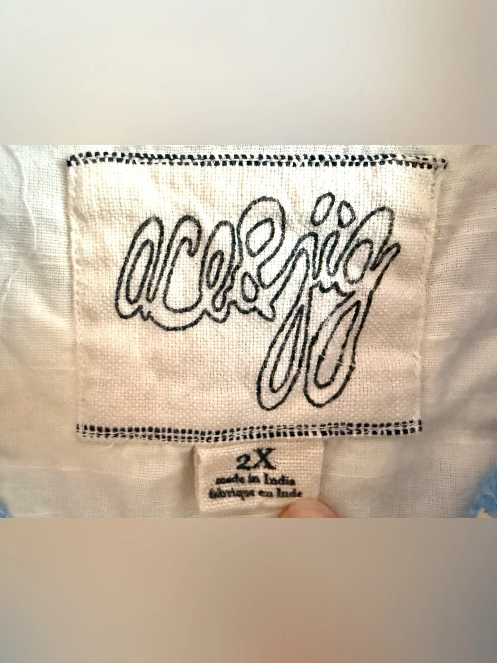 Ace & Jig Alma Shirt tunic in Ferry 2x EUC - Picture 3 of 4